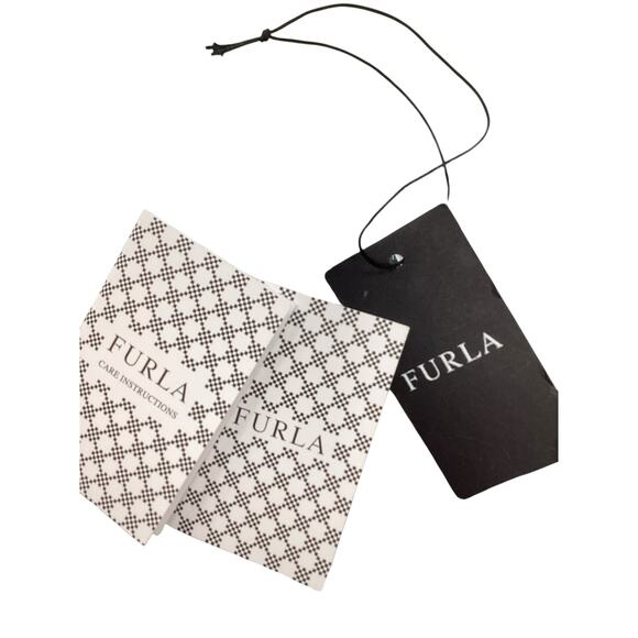 NWT Furla Crossbody Women’s 1Size Gold Hardware Studs Saffiano Leather Dust Pink - Picture 12 of 12